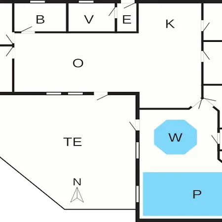 別荘 4 Star In Oksbol Øster Vrøgum